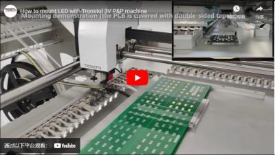 Wie man Led mit Tronstol 3v P&p Maschine montiert