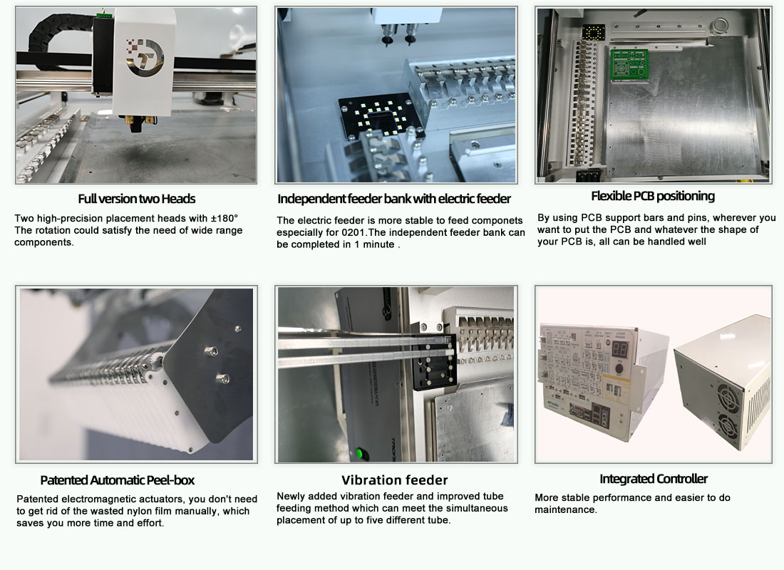  Details von Tronstol 3V Standard-halbautomatische manuelle SMT-Platzierungsmaschine 